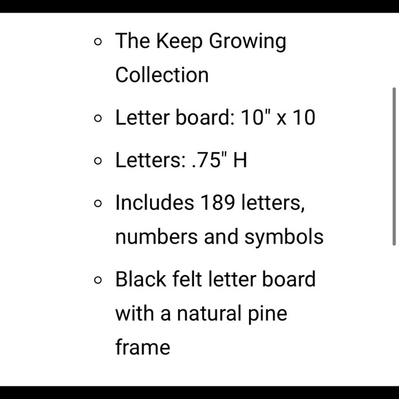 New Xo Sienna Letter Board - Picture 4 of 4